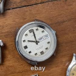 Bulk Job Lot Watches Seiko, Citizen, Maurice Lacroix, As Is For Parts