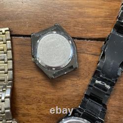 Bulk Job Lot Watches Seiko, Citizen, Maurice Lacroix, As Is For Parts