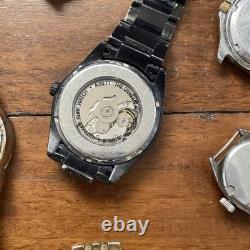 Bulk Job Lot Watches Seiko, Citizen, Maurice Lacroix, As Is For Parts