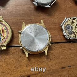 Bulk Job Lot Watches Seiko, Citizen, Maurice Lacroix, As Is For Parts