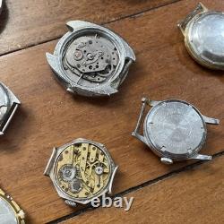 Bulk Job Lot Watches Seiko, Citizen, Maurice Lacroix, As Is For Parts