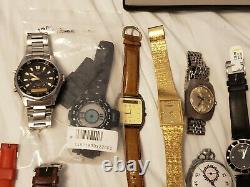 Bulk Lot Watches (All for Repair or Parts)