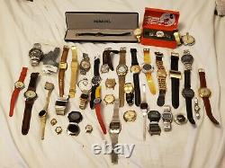 Bulk Lot Watches (All for Repair or Parts)