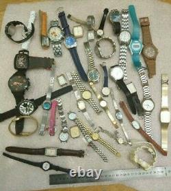 Bulk Vintage Used Watches Q&Q, Auren, Gavarnie etc for parts/repairs Several kg