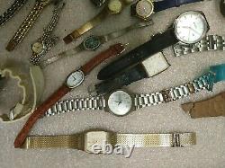 Bulk Vintage Used Watches Q&Q, Auren, Gavarnie etc for parts/repairs Several kg