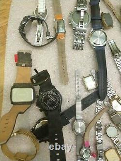 Bulk Vintage Used Watches Q&Q, Auren, Gavarnie etc for parts/repairs Several kg