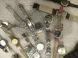 Bulk Vintage Used Watches Q&Q, Auren, Gavarnie etc for parts/repairs Several kg