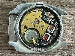 Bulova Accuquartz Electric Caliber 2242 Day-Date Vintage Working For Parts 38mm