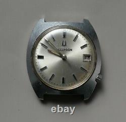 Bulova Accutron Cal. 2181 Stainless Steel Watch Hums / For Parts Repairs