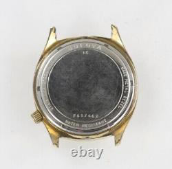 Bulova Accutron Railroad Mens Watch Date Stainless Gold Vintage WR NON WORKING