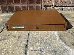 Bulova Automatic Watch Standardized Parts Cabinet Drawer with Parts Stems Crowns