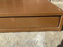 Bulova Automatic Watch Standardized Parts Cabinet Drawer with Parts Stems Crowns