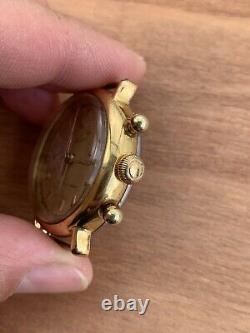 Bulova Chronograph Movement Valjoux 7765 Not Working For Parts Vintage Watch