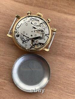 Bulova Chronograph Movement Valjoux 7765 Not Working For Parts Vintage Watch