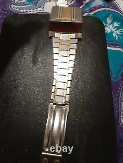 Bulova Computron LED Quartz 1977 Vintage Watch see pics for parts