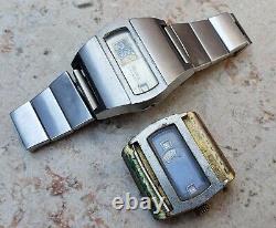 Bulova & Hudson Jump Hour Watches Lot Of 2 Watches For Parts