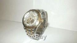 Bulova Men's 98A230 Automatic Two-Tone Stainless Steel Watch / Not Working AS IS