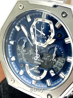 Bulova Men's Watch 96B349 Precisionist Quartz Chronograph FOR REPAIR PARTS