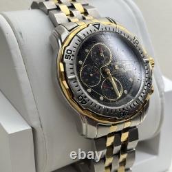 Bulova Millennia Motion Quartz Chronograph 100m Not Working For Parts/Repair