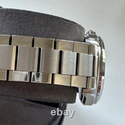 Bulova Wilton Men's Quartz Silver-Tone Blue Dial Watch 41MM 96B386 NOT WORKING