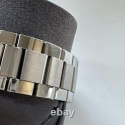 Bulova Wilton Men's Quartz Silver-Tone Blue Dial Watch 41MM 96B386 NOT WORKING