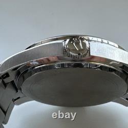 Bulova Wilton Men's Quartz Silver-Tone Blue Dial Watch 41MM 96B386 NOT WORKING