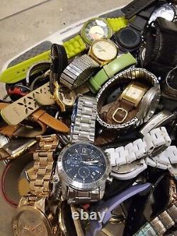 Bundle 11 Pound Untested Watch Lot for Parts, Repair, Resale or Wear