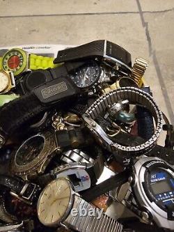 Bundle 11 Pound Untested Watch Lot for Parts, Repair, Resale or Wear