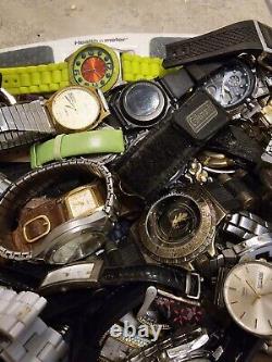 Bundle 11 Pound Untested Watch Lot for Parts, Repair, Resale or Wear