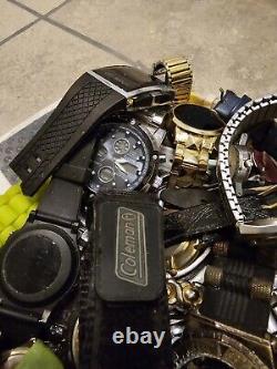 Bundle 11 Pound Untested Watch Lot for Parts, Repair, Resale or Wear