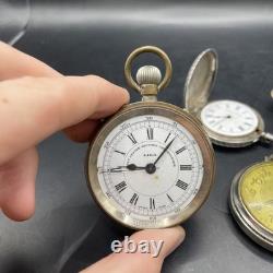 Bundle Of Vintage / Antique Pocket Watches Job Lot FOR PARTS Silver, 925, 935