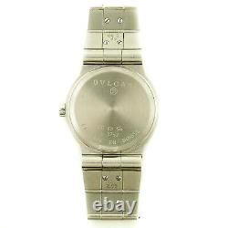 Bvlgari Lc35s Black Dial Auto Stainless Steel 35mm Mens Watch For Parts/repairs