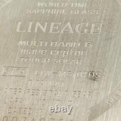 CASIO LINEAGE LIW-M610TDS Solar Outer box damaged Calendar function 41.4mm