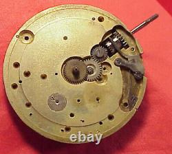 CHRONOMETRE SWISS 45MM Pivoted Detent Helical Hairspring Pocket Watch Movement