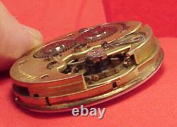 CHRONOMETRE SWISS 45MM Pivoted Detent Helical Hairspring Pocket Watch Movement