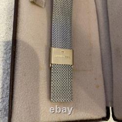 CITIZEN EXCEED Gold 18k Quartz Men's Watch Square Boxed Analog For parts as is
