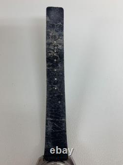 CITIZEN Hisonic Tuning Fork Watch 3720-375014-Y Silver Dial Black Not Working