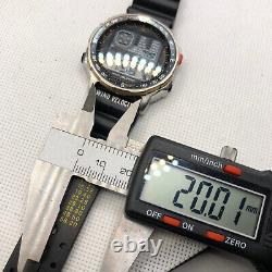 CITIZEN PROMASTER D060 WindsurfingLCD Vintage Quartz For Parts or Repair