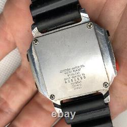 CITIZEN PROMASTER D060 WindsurfingLCD Vintage Quartz For Parts or Repair