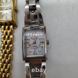 CITIZEN Watch Lot of 4 Japan Quartz For Parts or Repair Not Working From JAPAN
