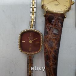 CITIZEN Watch Lot of 4 Japan Quartz For Parts or Repair Not Working From JAPAN