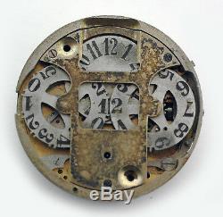 CORTEBERT Late 1800s First Jump Hour Watch Movement Sold as found ASIS