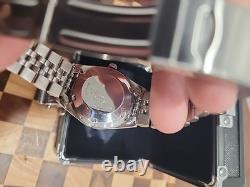 CROWN BROKENREAD DESCRIPTION Vintage Seiko automatic 6309 mvmt day/date watch