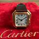 Cartier Must de Authentic Demo / Dummy Watch Gold Plated For Parts or Display