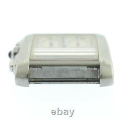 Cartier Tank Francaise 2303 Stainless Steel 28mm Watch Head For Parts Or Repairs