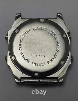 Casio 242 DW-2000 Solar battery Men's Wristwatch For Parts