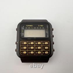 Casio C-80 First Calculator Digital Watch RARE Module 133 FOR PARTS OR REPAIR