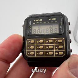 Casio C-80 First Calculator Digital Watch RARE Module 133 FOR PARTS OR REPAIR