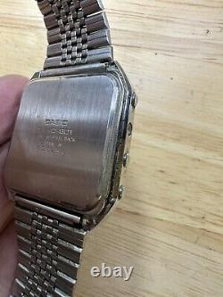 Casio C-801 Calculator Watch Made in Japan Module 133. FOR PARTS