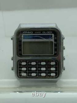 Casio CL-301 Calculator Module 243 Digital Solar Battery Vintage Watch For Parts